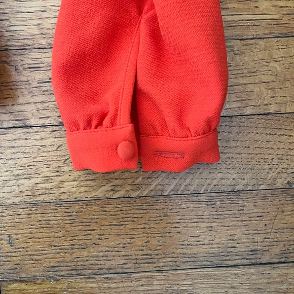 Sézane Abélia Blouse Orange Red Size 34 US 2 - Picture 9 of 10
